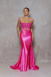 Ondine Gown by Tania Olsen - Hot pink