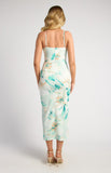 Jenna Midi Dress - Sage floral
