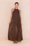 Steph Halter Neck Dress - Polka Dot By Sass