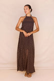 Steph Halter Neck Dress - Polka Dot By Sass