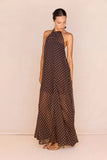 Steph Halter Neck Dress - Polka Dot By Sass