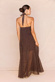 Steph Halter Neck Dress - Polka Dot By Sass