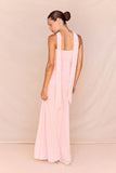 Hayley Strapless Mesh Dress - Pale Pink By Sass