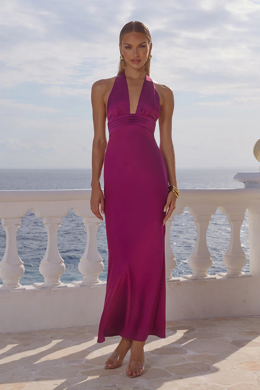 India Maxi Dress by Runaway - Plum India Maxi Dress by Runaway - Plum