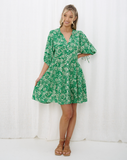 Jayla Dress - Green Floral