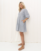 Jayla Dress - Navy Stripe