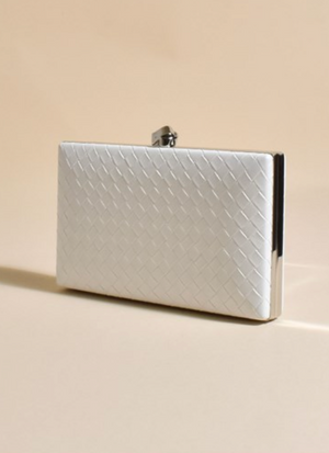 Poppy Clutch - White