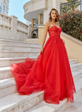 Hadley PO926 Gown by Tania Olsen - Red