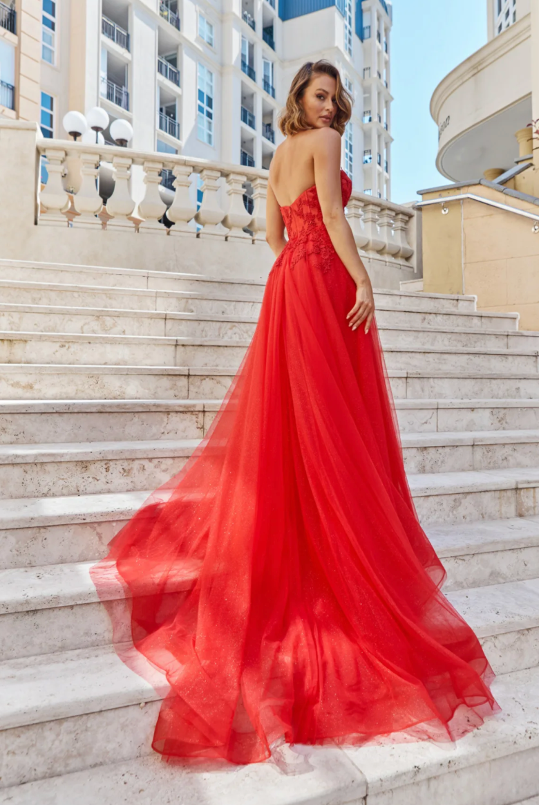 Hadley PO926 Gown by Tania Olsen - Red