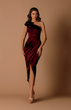 Morgan NBM1041 Dress by Nicoletta - Burgundy