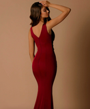 Celene NBM1010 Gown by Nicoletta - Wine