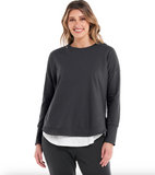 Lucy French Terry Sweat - Gunmetal