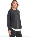 Lucy French Terry Sweat - Gunmetal