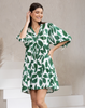 Jayla Dress - Green Print NEW