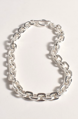 Toggie Chain Necklace - Silver