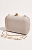 Ella Woven Clutch - Cream