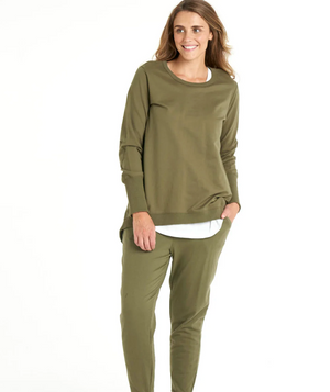 Dolly Sweat by Betty Basics - Khaki