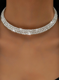 Megan Choker - Silver Diamond