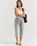 Tokyo Pant by Betty Basics - Grey Marl