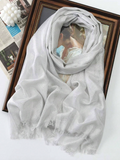 Aria Lurex Scarf - Silver