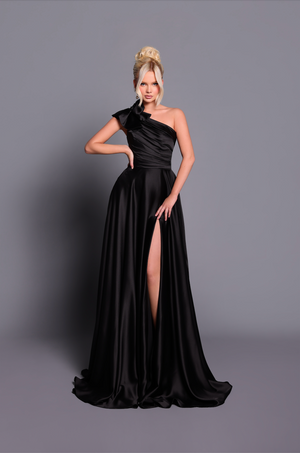 Kimi NBM2003 Gown by Nicoletta - Black