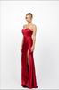 Audrey Strapless Corset Gown by Bariano - Red