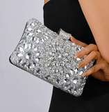 Aurora Clutch - Diamond Silver