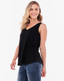 Sirena Reversible Tank by Betty Basics - Black