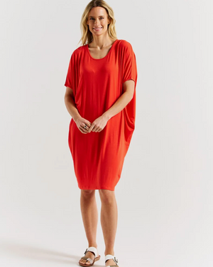 Maui Dress by Betty Basic - Flame Red