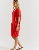 Maui Dress by Betty Basic - Flame Red