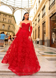 Murray NC1014 Gown by Nicoletta - Red