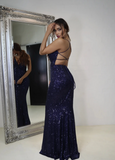 Cynthia JP111 Gown by Jadore - Navy