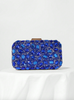 Melani Clutch - Cobalt