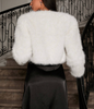 Camara Fluffy Jacket - Ivory