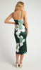 Jenna Midi Dress - Emerald Floral