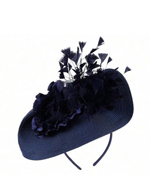 Tori Fascinator - Navy