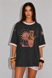 Soul Sun Surf Tee | Charcoal By Coco Cartel - LPE1066