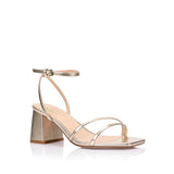 Stevie Block Heel by Verali - Champagne Gold