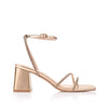 Strawberry Block Heel by Verali - Rose gold