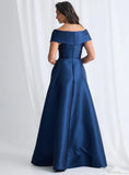 Eloisa Off shoulder Gown by Trellis Lane - Navy
