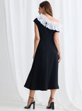 Asher Midi by Trellis Lane - Black/White