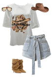 Wild At Last Call Tee | White By Coco Cartel - LPE1063