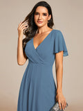 Juanne Cocktail Dress - Dusty Navy