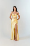 Belladonna Formal Gown by Tania Olsen - Lemon