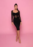 Armando NP167 Gown By Nicoletta - Black