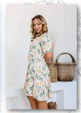 Tropical Escape Tiered Dress | Multicolour By Joop & Gypsy