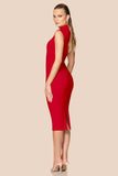 Gia Midi Dress by Nookie - Red