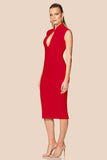 Gia Midi Dress by Nookie - Red