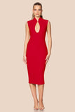 Gia Midi Dress by Nookie - Red