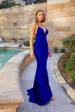 PO815S-1 Hazel Gown by Tania Olsen - Cobalt